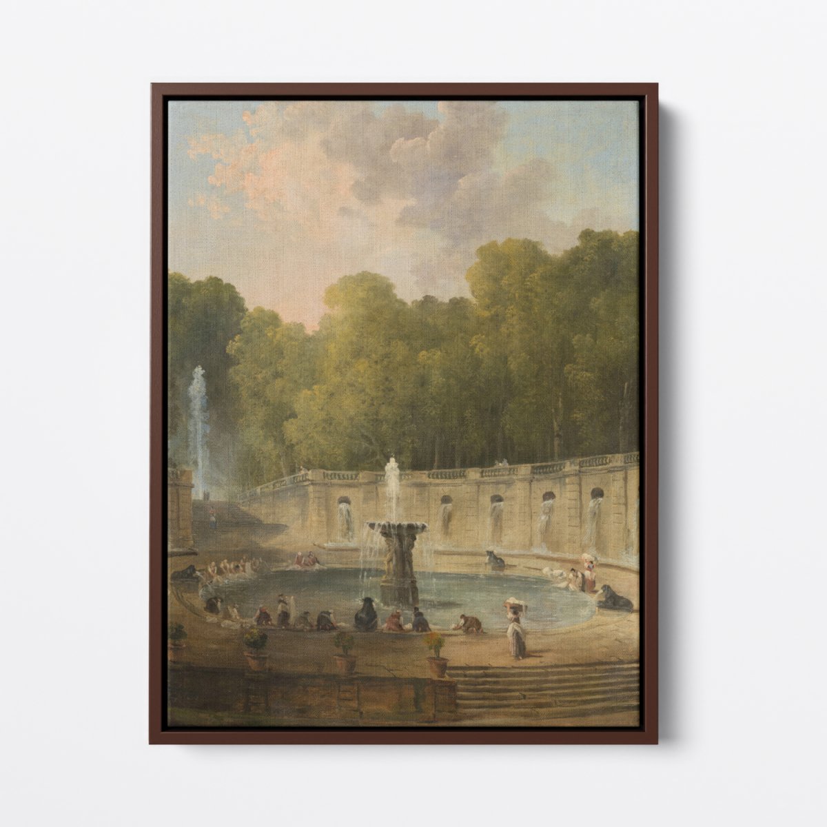 Washerwomen in a Park | Hubert Robert | Ave Legato Art Prints