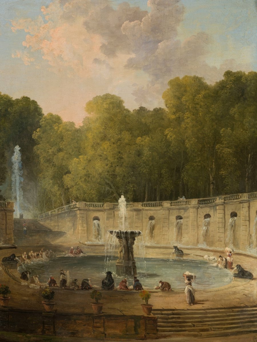 Washerwomen in a Park | Hubert Robert | Ave Legato Art Prints