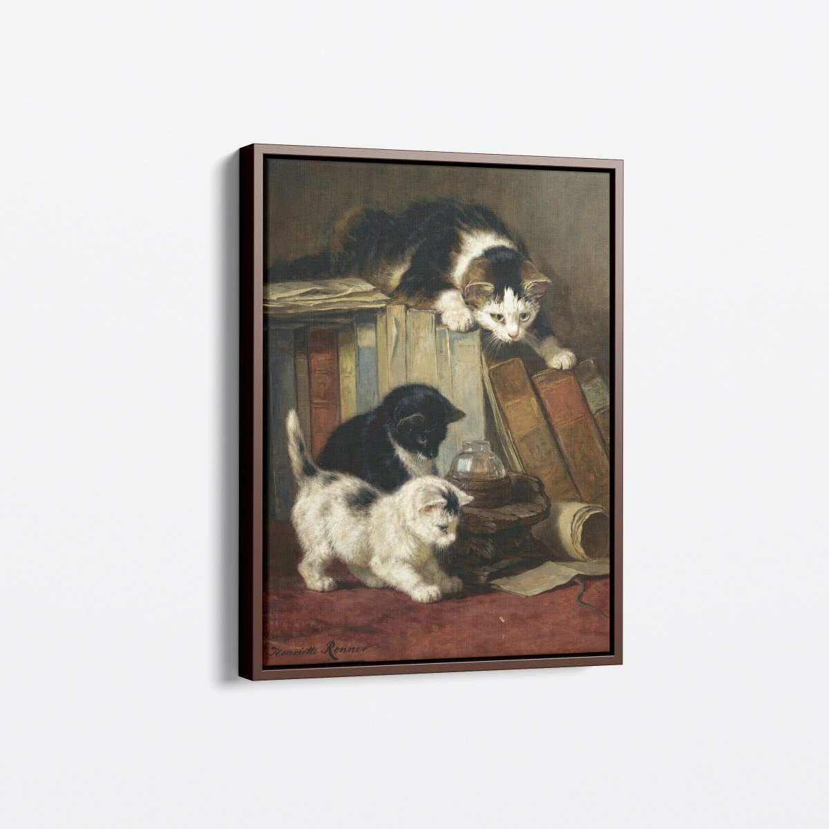 Watching the Prey | Henriette Ronner - Knip | Ave Legato Art Prints