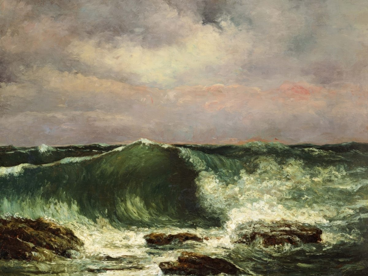 Waves | Gustave Courbet | Ave Legato Art Prints