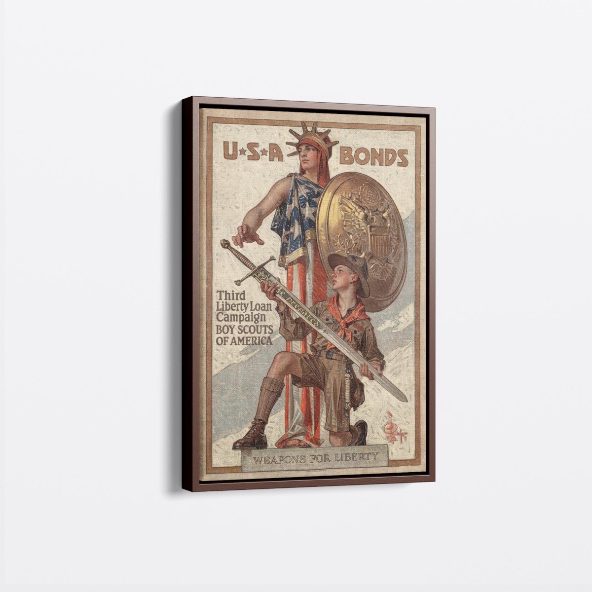 Weapons for Liberty, USA Bonds | Joseph Leyendecker | Ave Legato Art Prints