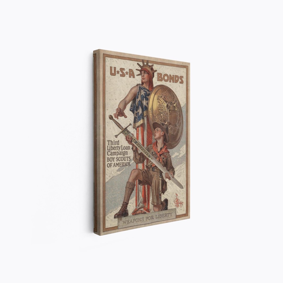 Weapons for Liberty, USA Bonds | Joseph Leyendecker | Ave Legato Art Prints