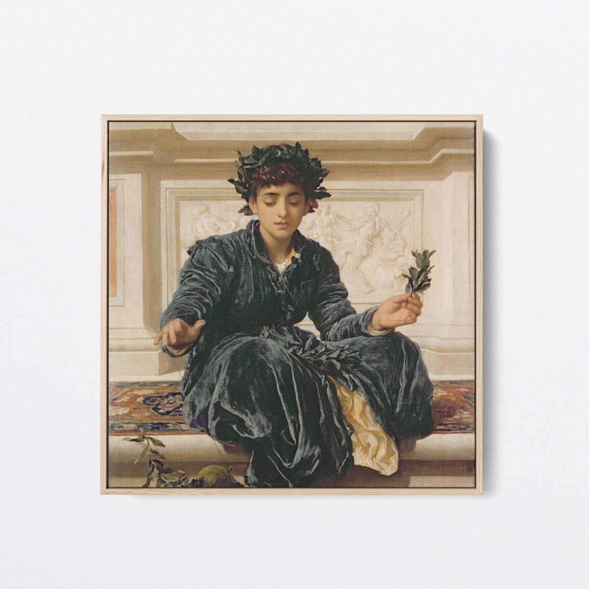 Weaving the Wreath | Frederic Leighton | Ave Legato Art Prints