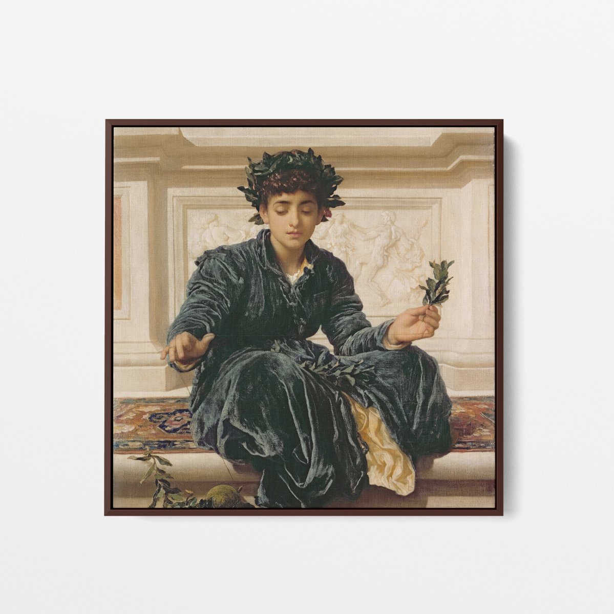 Weaving the Wreath | Frederic Leighton | Ave Legato Art Prints