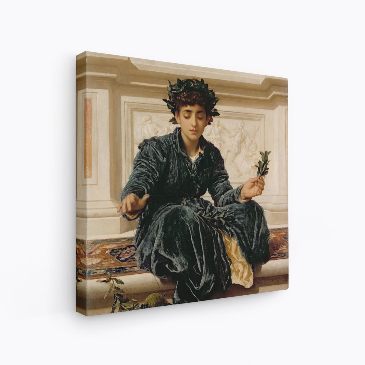 Weaving the Wreath | Frederic Leighton | Ave Legato Art Prints