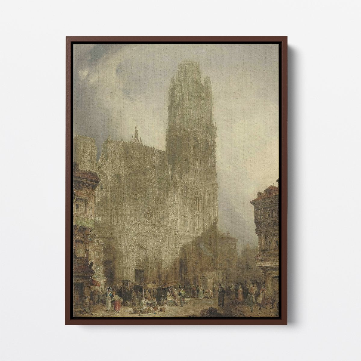 West Front of Notre Dame Cathedral, Rouen | David Roberts | Ave Legato Art Prints