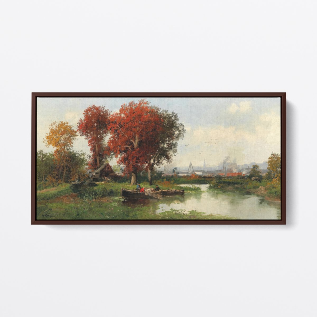 Wetland Landscape in Vienna | Adolf Kaufmann | Ave Legato Art Prints