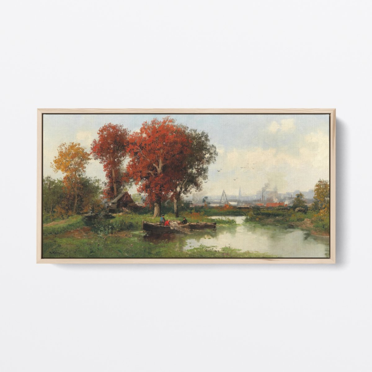 Wetland Landscape in Vienna | Adolf Kaufmann | Ave Legato Art Prints