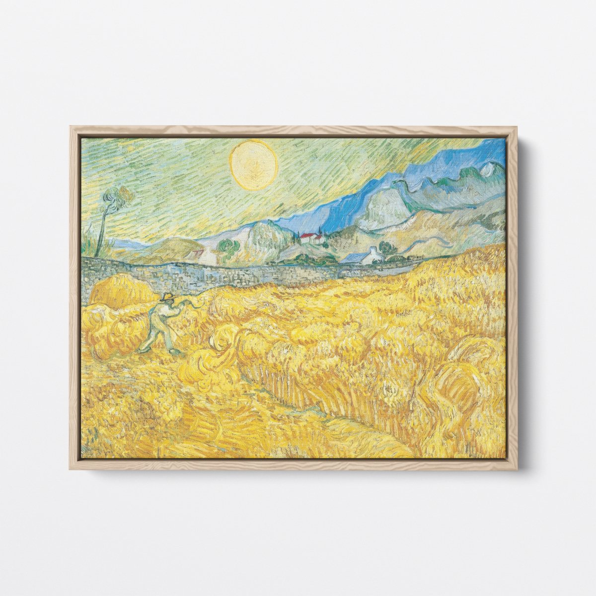 Wheat Field Behind Saint - Paul Hospital | Vincent van Gogh | Ave Legato Art Prints