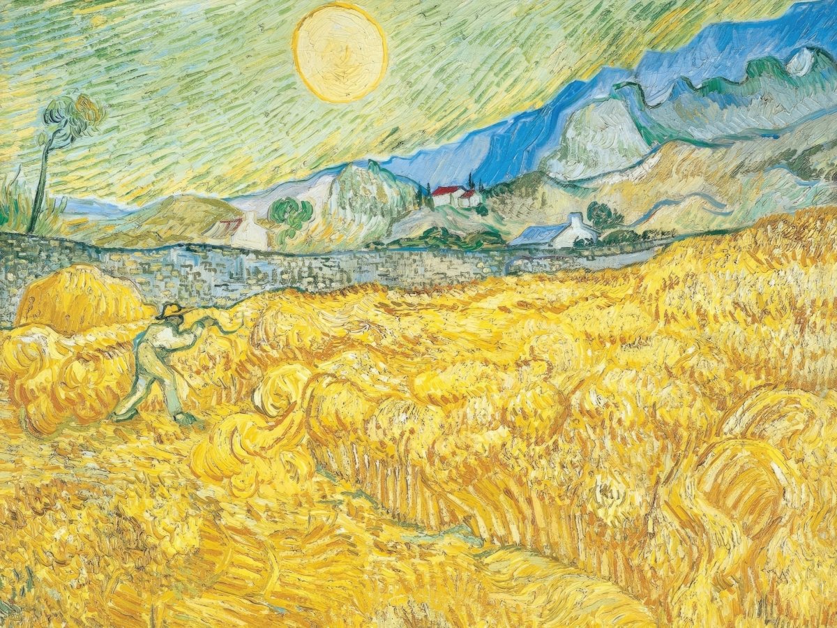 Wheat Field Behind Saint - Paul Hospital | Vincent van Gogh | Ave Legato Art Prints