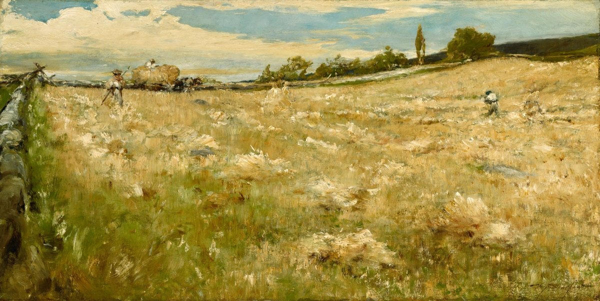 Wheat Fields, Vermont (1880) | Walter Shirlaw | Ave Legato Art Prints