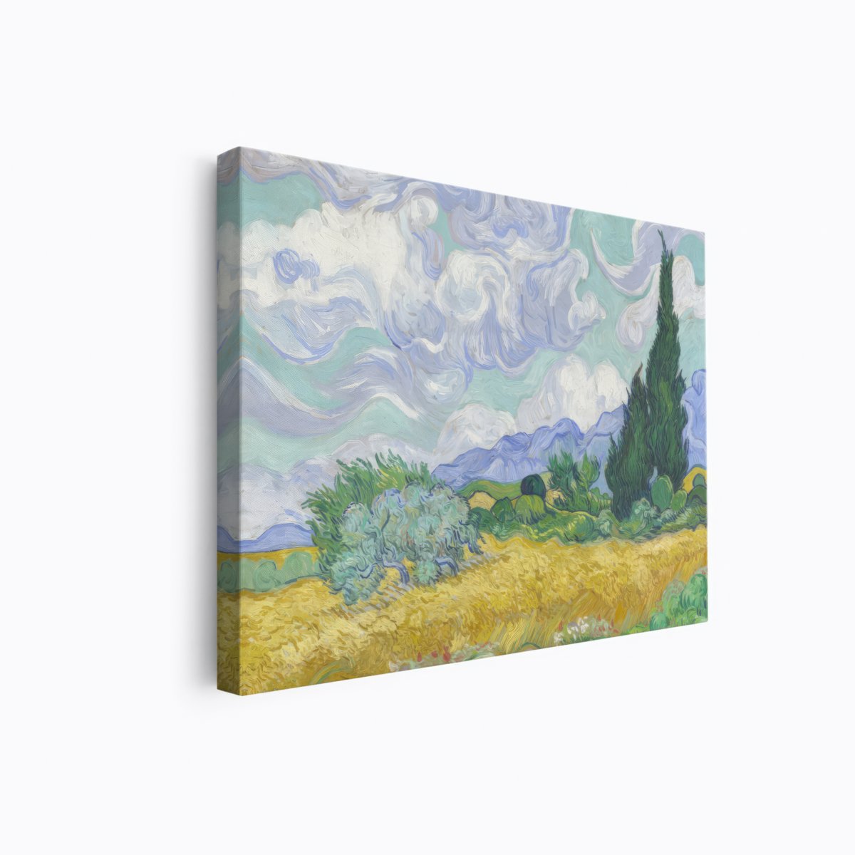 Wheatfield With Cypresses | Vincent van Gogh | Ave Legato | Canvas Art Prints | Vintage Artwork