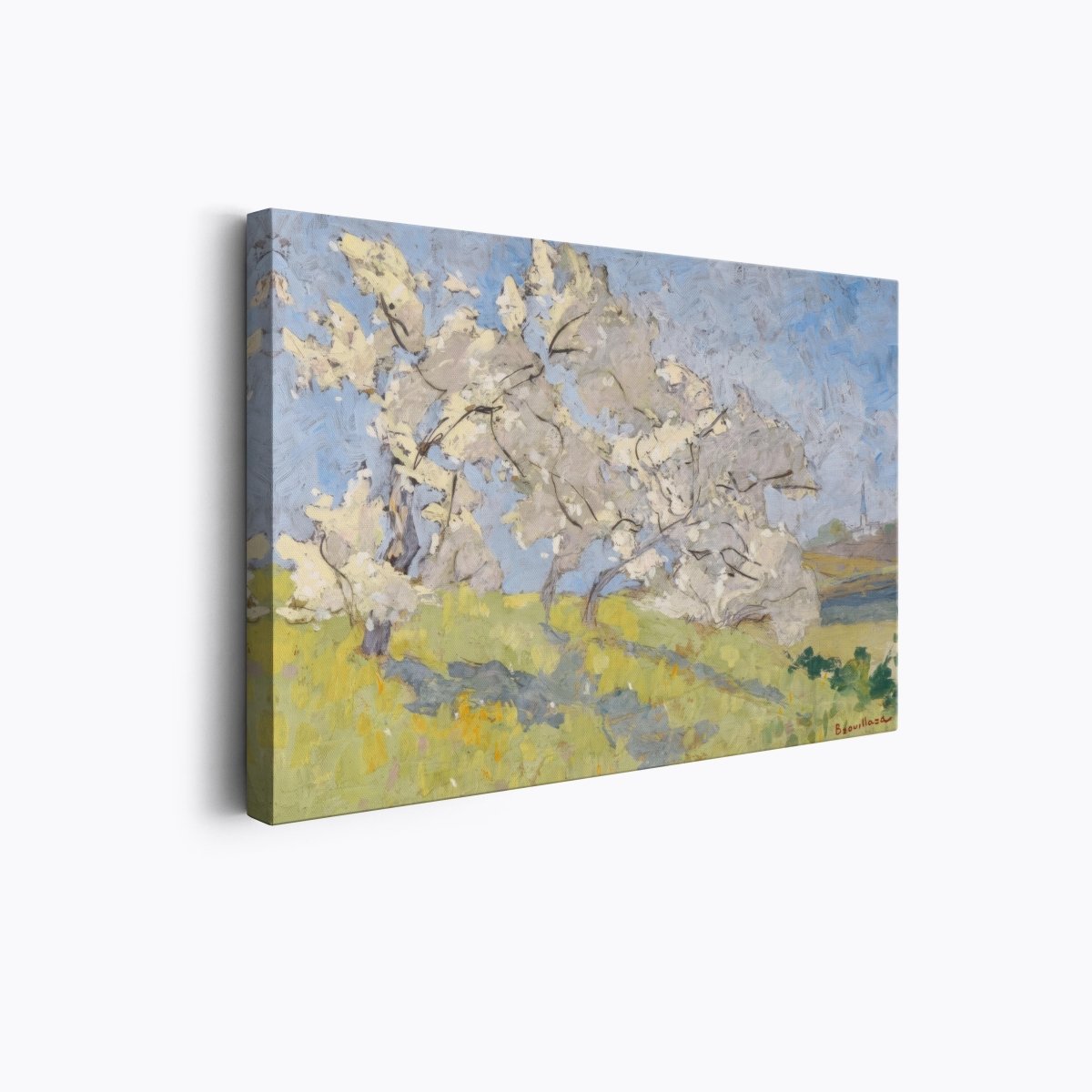 White Flowering Trees | Eugène Brouillard | Ave Legato Art Prints