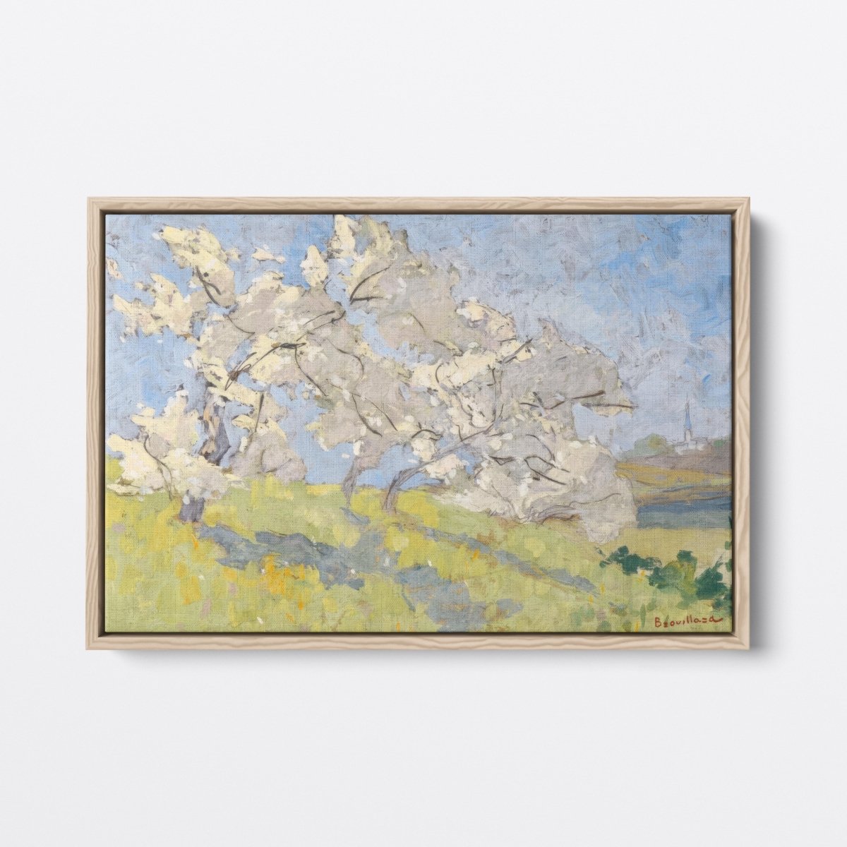 White Flowering Trees | Eugène Brouillard | Ave Legato Art Prints