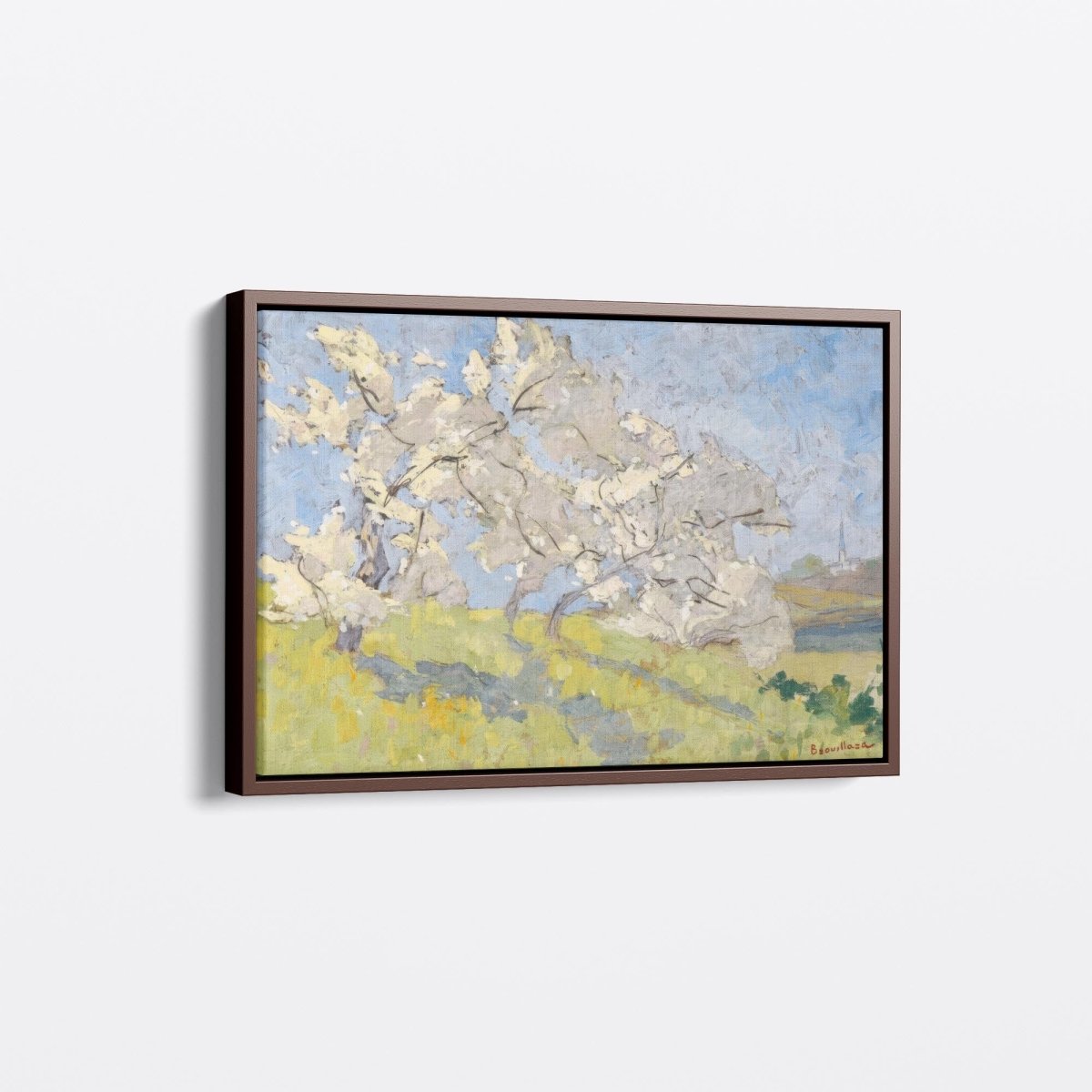 White Flowering Trees | Eugène Brouillard | Ave Legato Art Prints