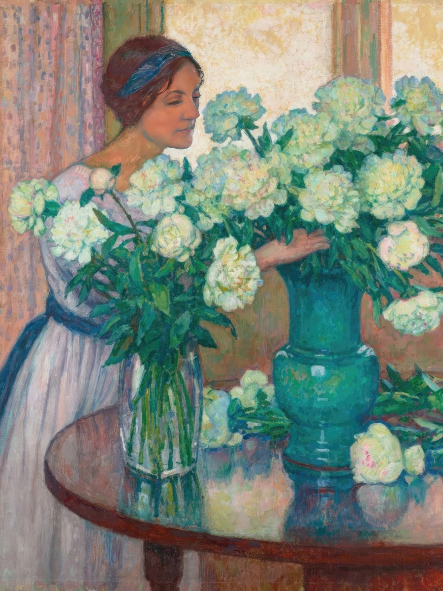 White Peonies | Theo van Rysselberghe | Ave Legato Art Prints