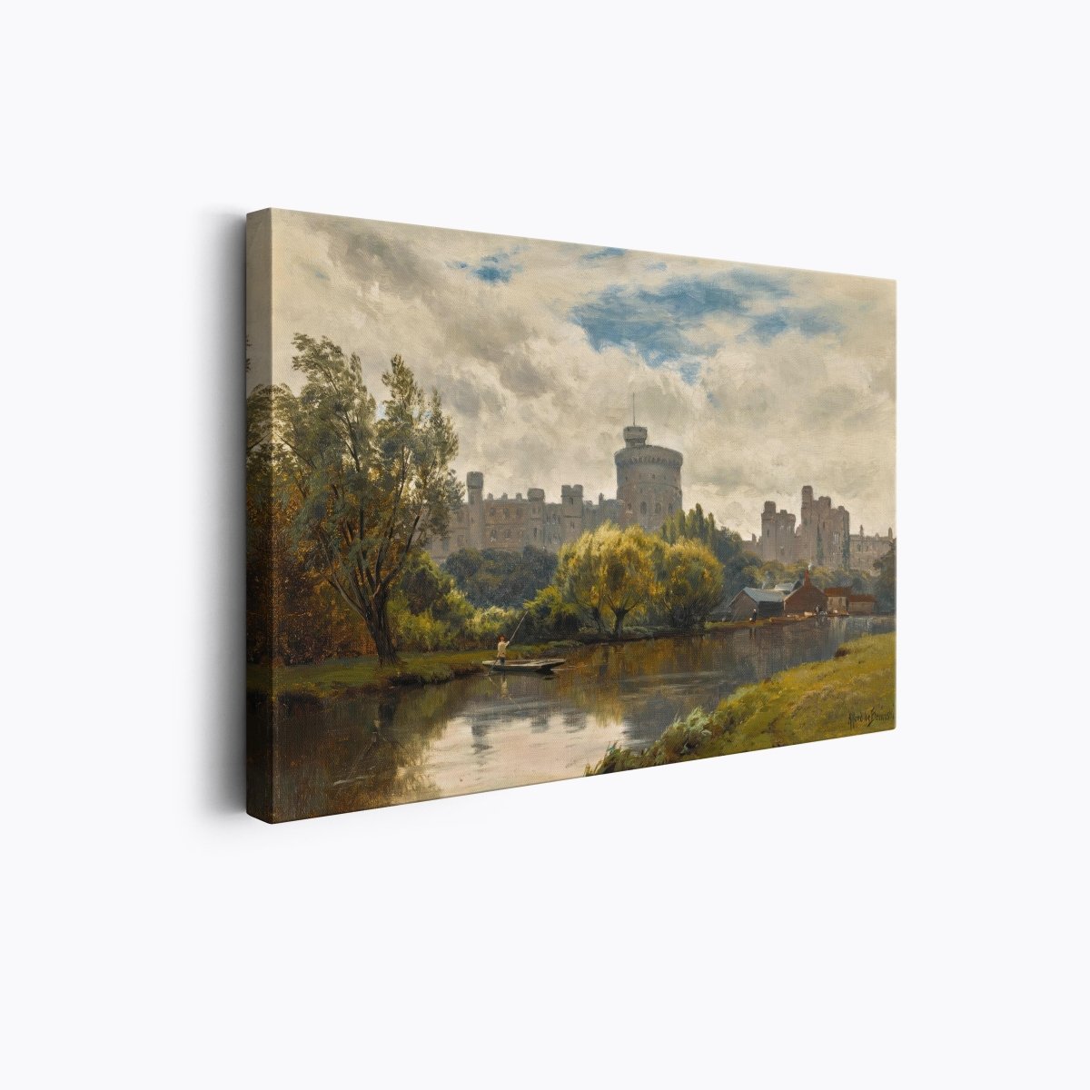 Windsor Castle from the Thames | Alfred de Bréanski | Ave Legato Art Prints