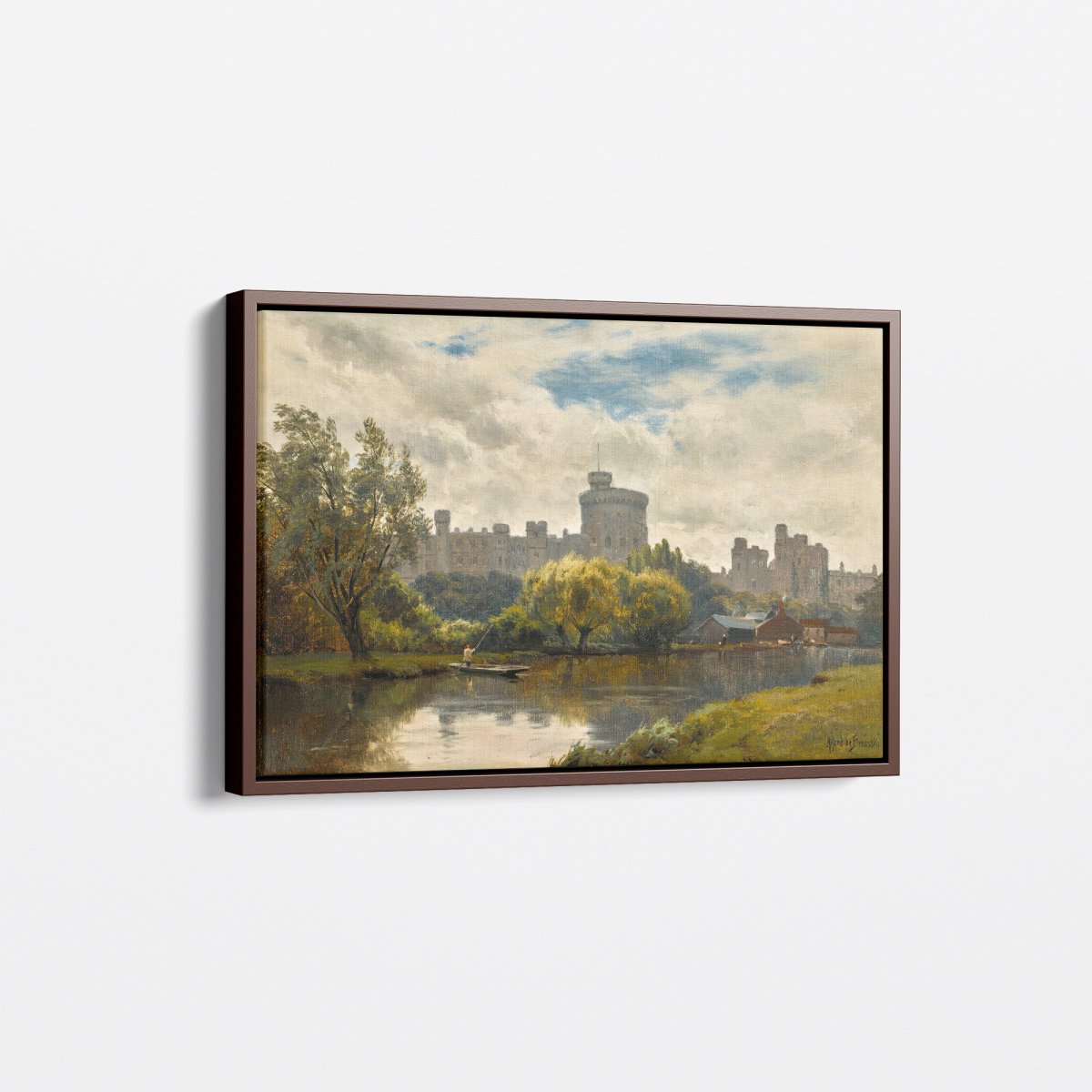 Windsor Castle from the Thames | Alfred de Bréanski | Ave Legato Art Prints