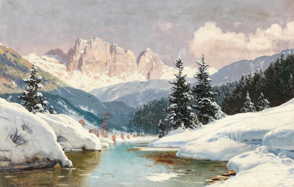 Winter Below the Dolomites | Toni Haller | Ave Legato Art Prints