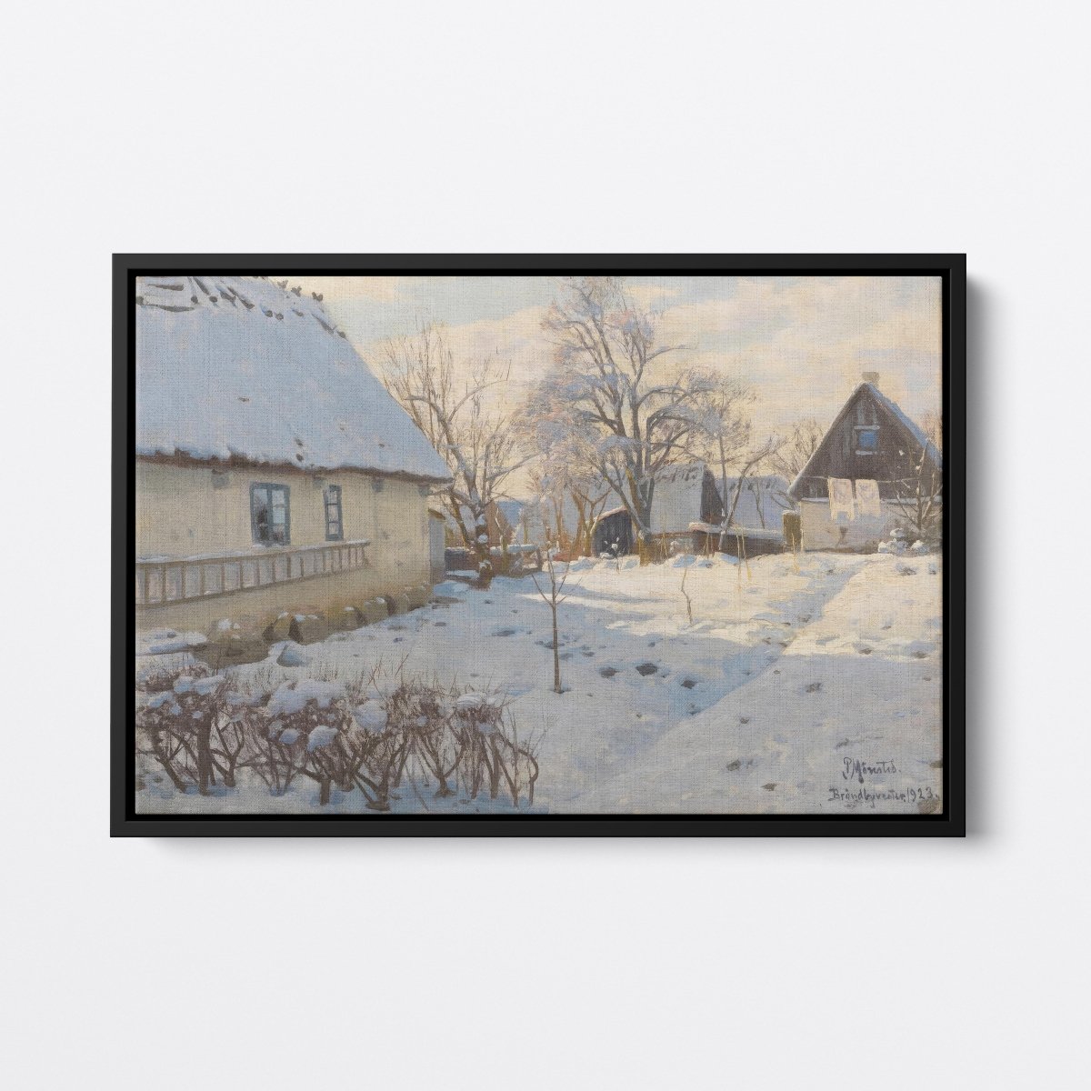 Winter in Brondyvester, Denmark | Peder Monsted | Ave Legato Art Prints