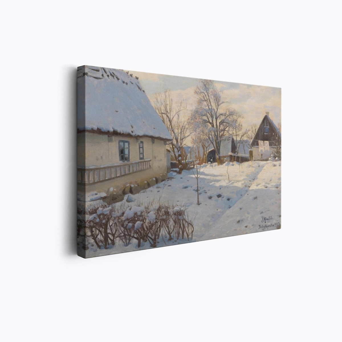 Winter in Brondyvester, Denmark | Peder Monsted | Ave Legato Art Prints