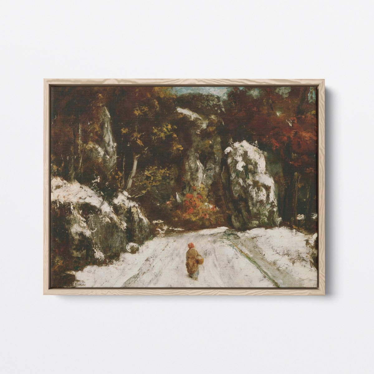 Winter in the Jura | Gustave Courbet | Ave Legato Art Prints