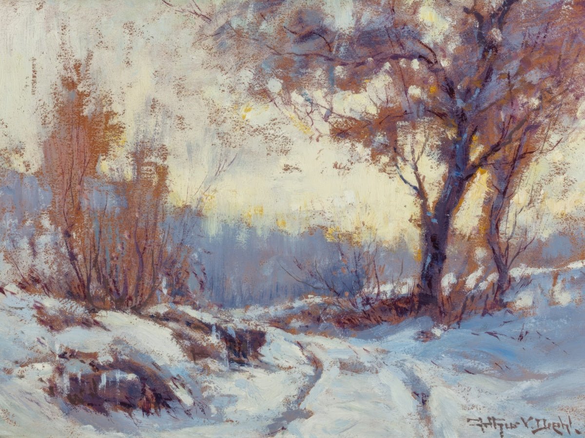 Winter Landscape (Diehl) | Arthur Diehl | Ave Legato Art Prints