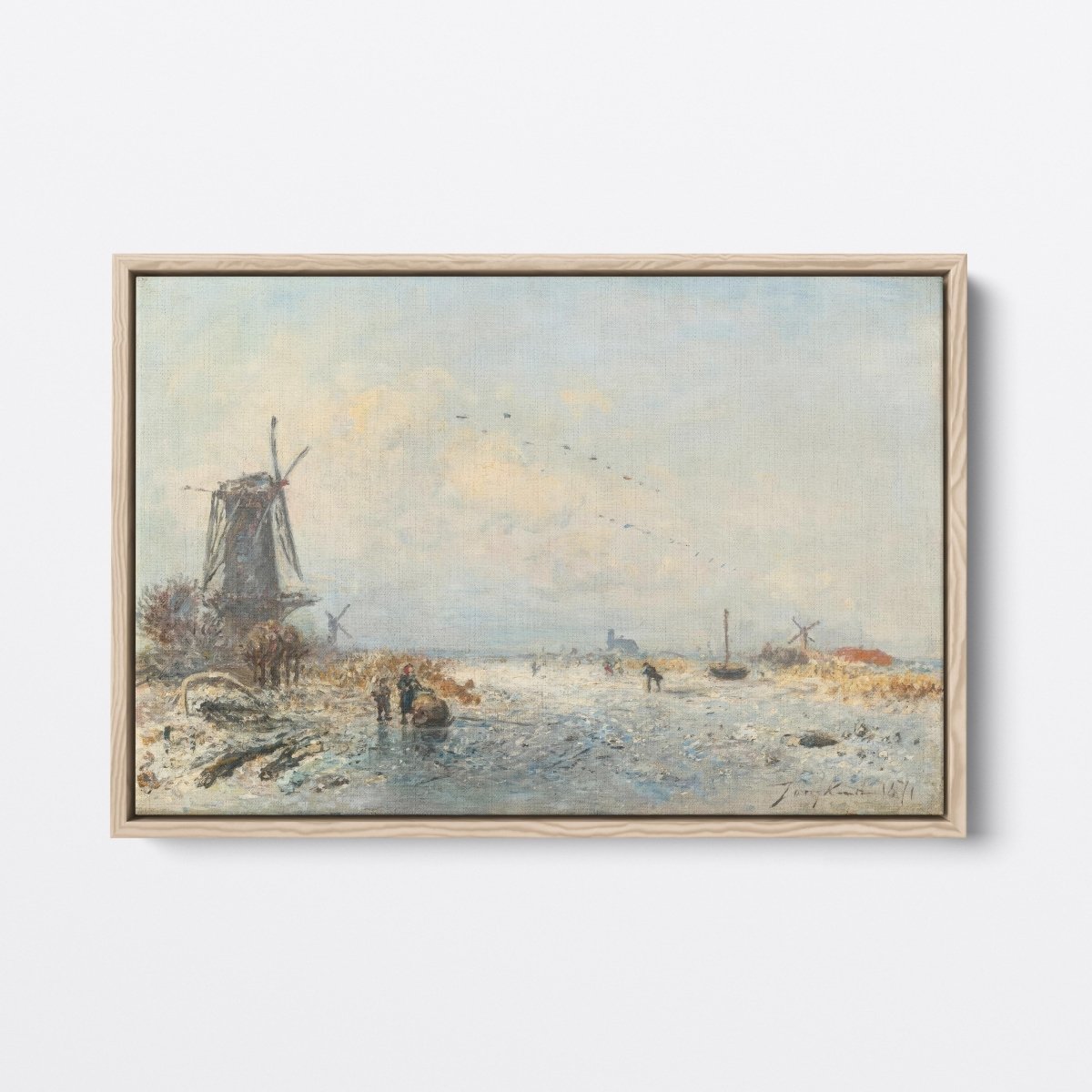 Winter Scene | Johan Jongkind | Ave Legato Art Prints