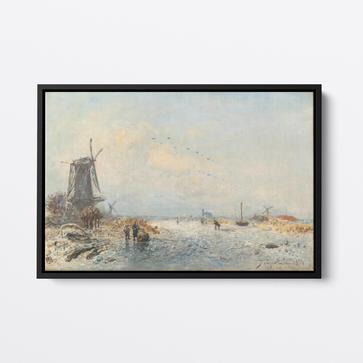 Winter Scene | Johan Jongkind | Ave Legato Art Prints