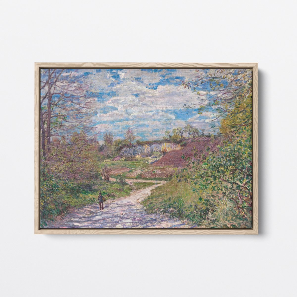 Winter Sunlight at Veneux - Nadon | Alfred Sisley | Ave Legato Art Prints