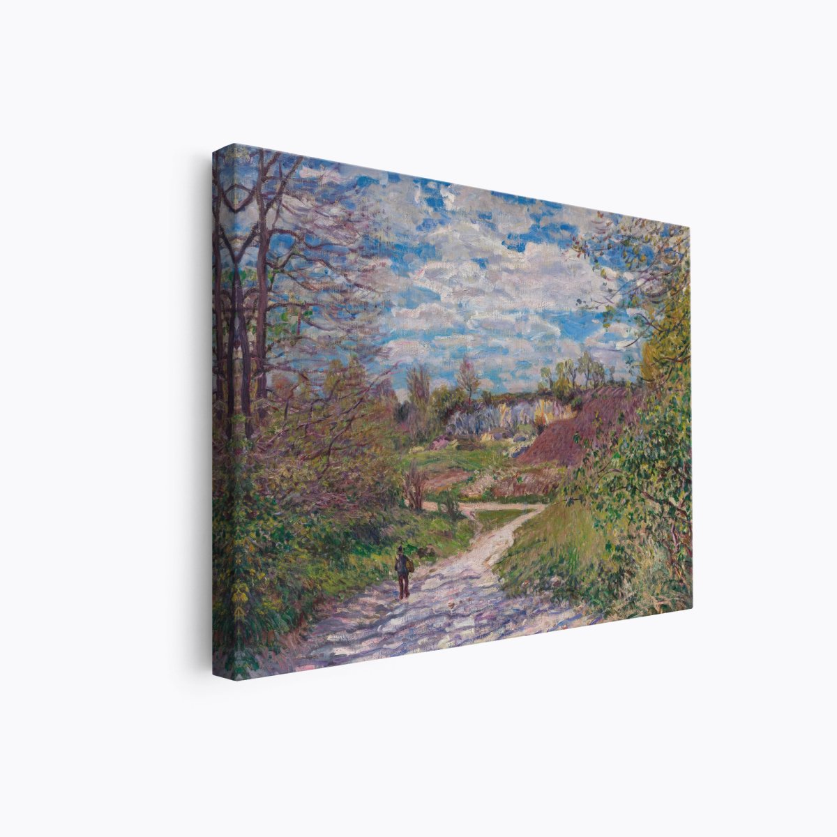 Winter Sunlight at Veneux - Nadon | Alfred Sisley | Ave Legato Art Prints