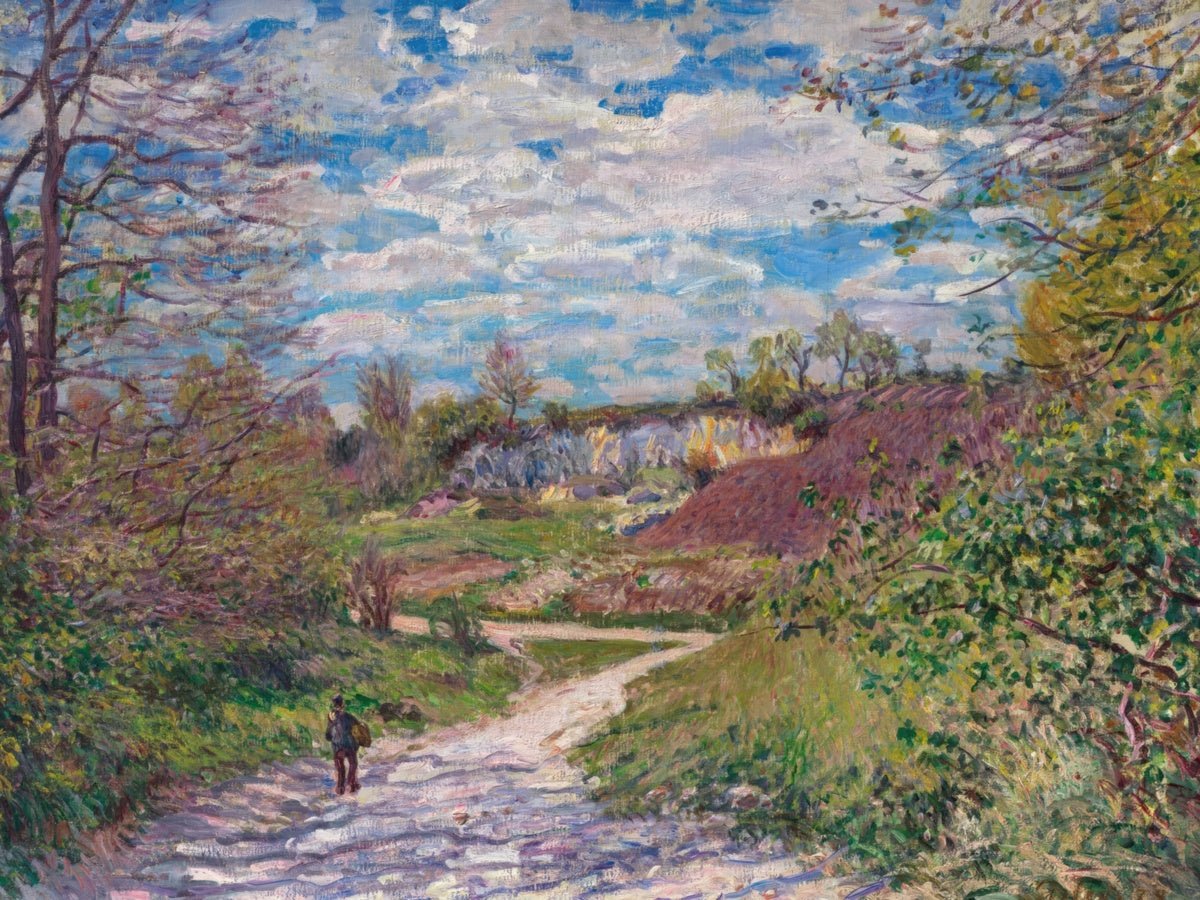 Winter Sunlight at Veneux - Nadon | Alfred Sisley | Ave Legato Art Prints