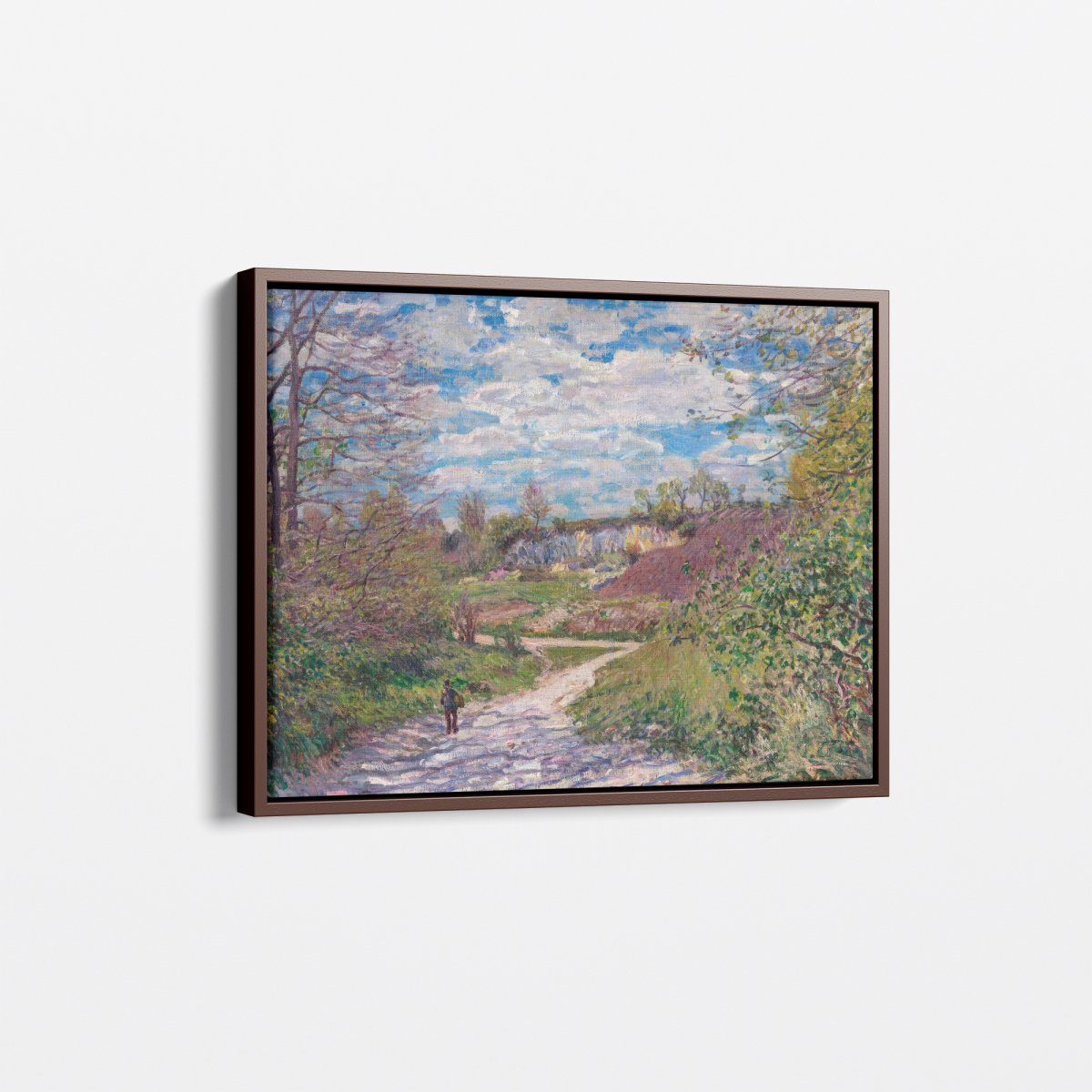 Winter Sunlight at Veneux - Nadon | Alfred Sisley | Ave Legato Art Prints