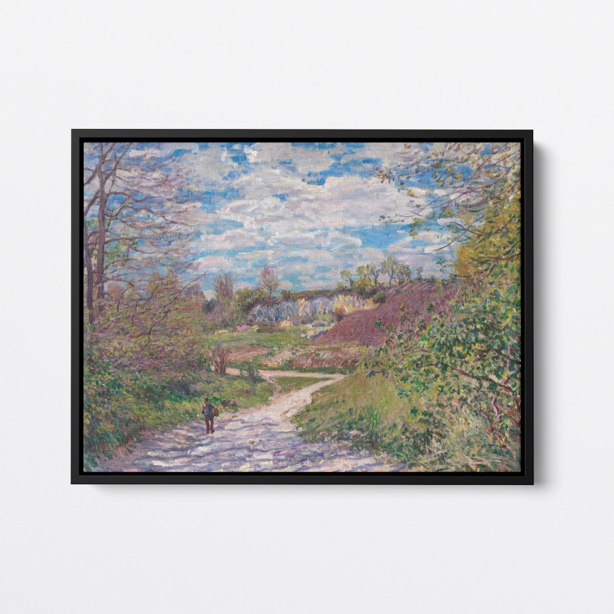 Winter Sunlight at Veneux - Nadon | Alfred Sisley | Ave Legato Art Prints