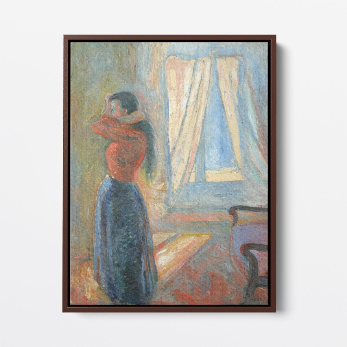 Woman Looking in the Mirror | Edvard Munch | Ave Legato Art Prints