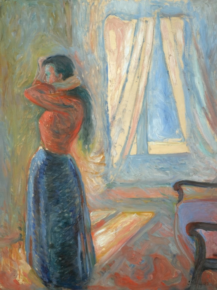 Woman Looking in the Mirror | Edvard Munch | Ave Legato Art Prints