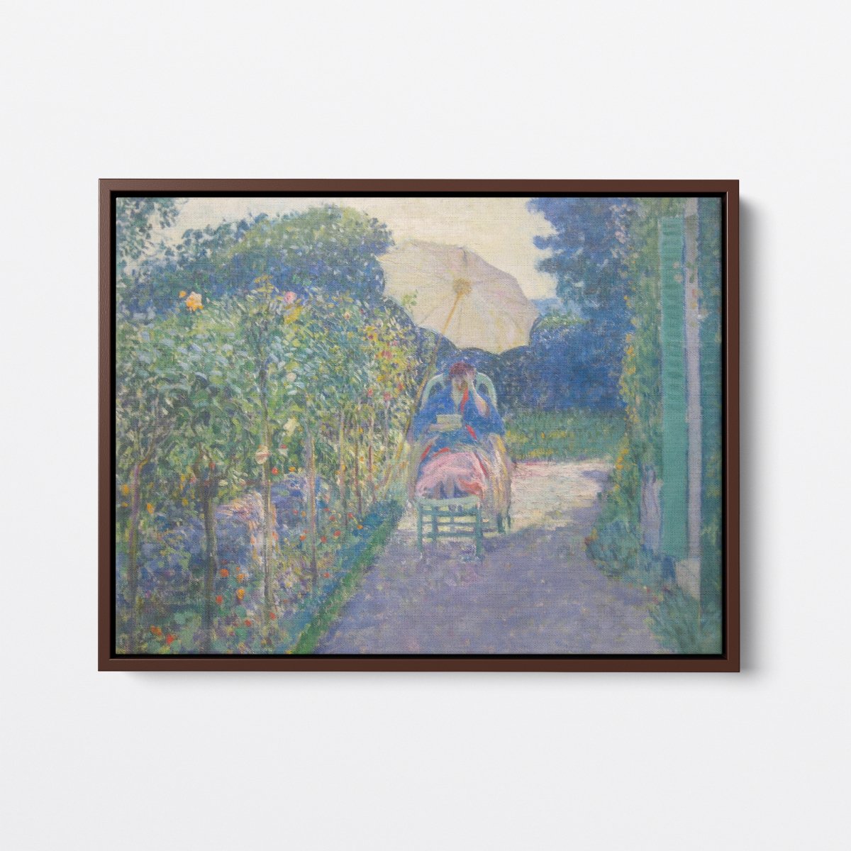 Woman Seated in a Garden | Frederick Frieseke | Ave Legato Art Prints