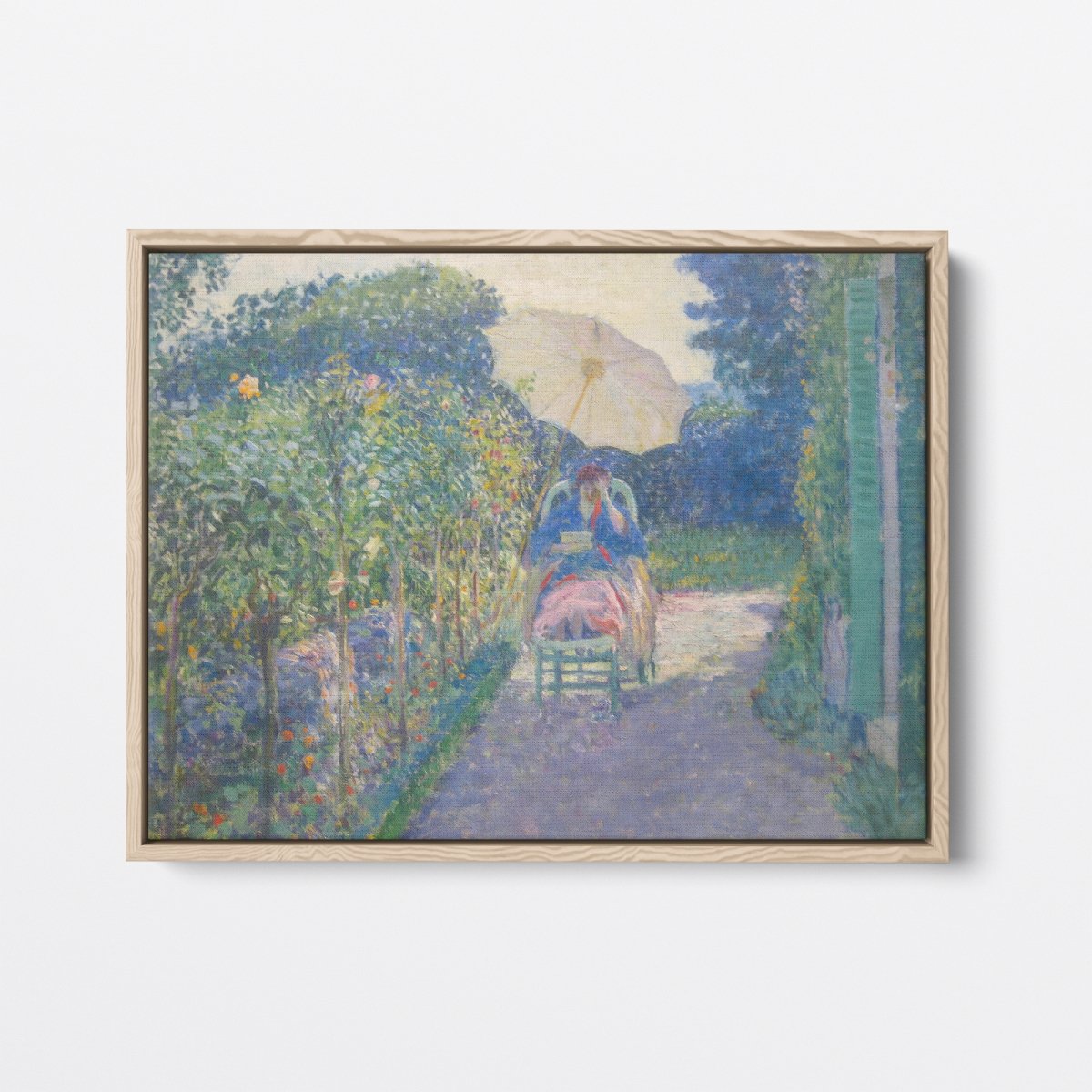 Woman Seated in a Garden | Frederick Frieseke | Ave Legato Art Prints