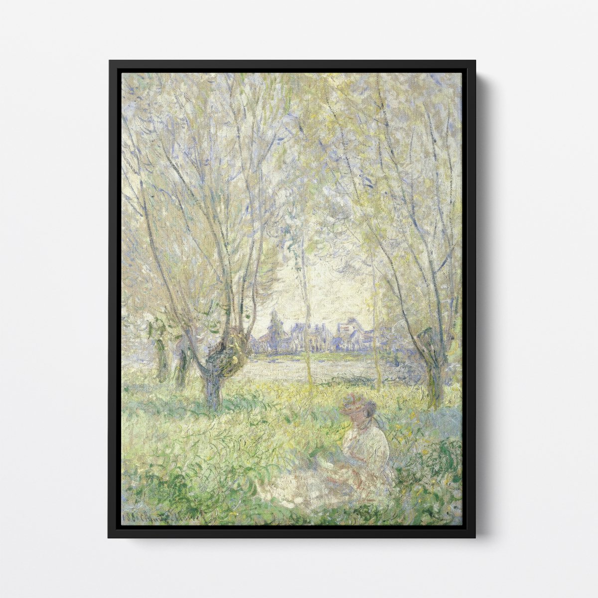 Woman Seated Under The Willows | Claude Monet | Ave Legato Art Prints