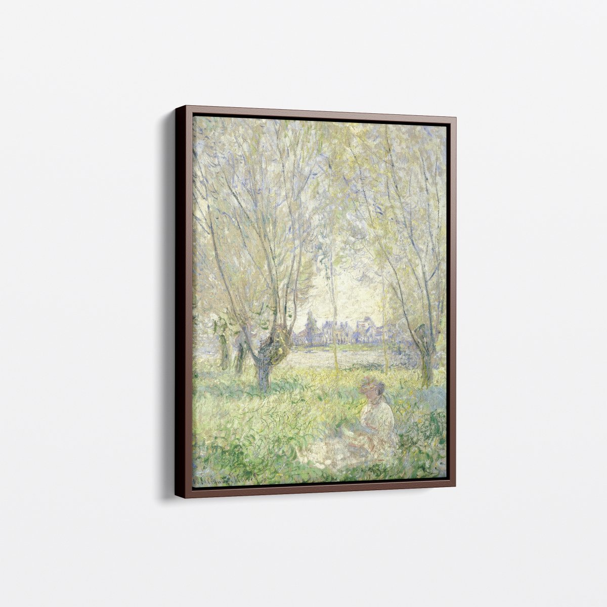 Woman Seated Under The Willows | Claude Monet | Ave Legato Art Prints