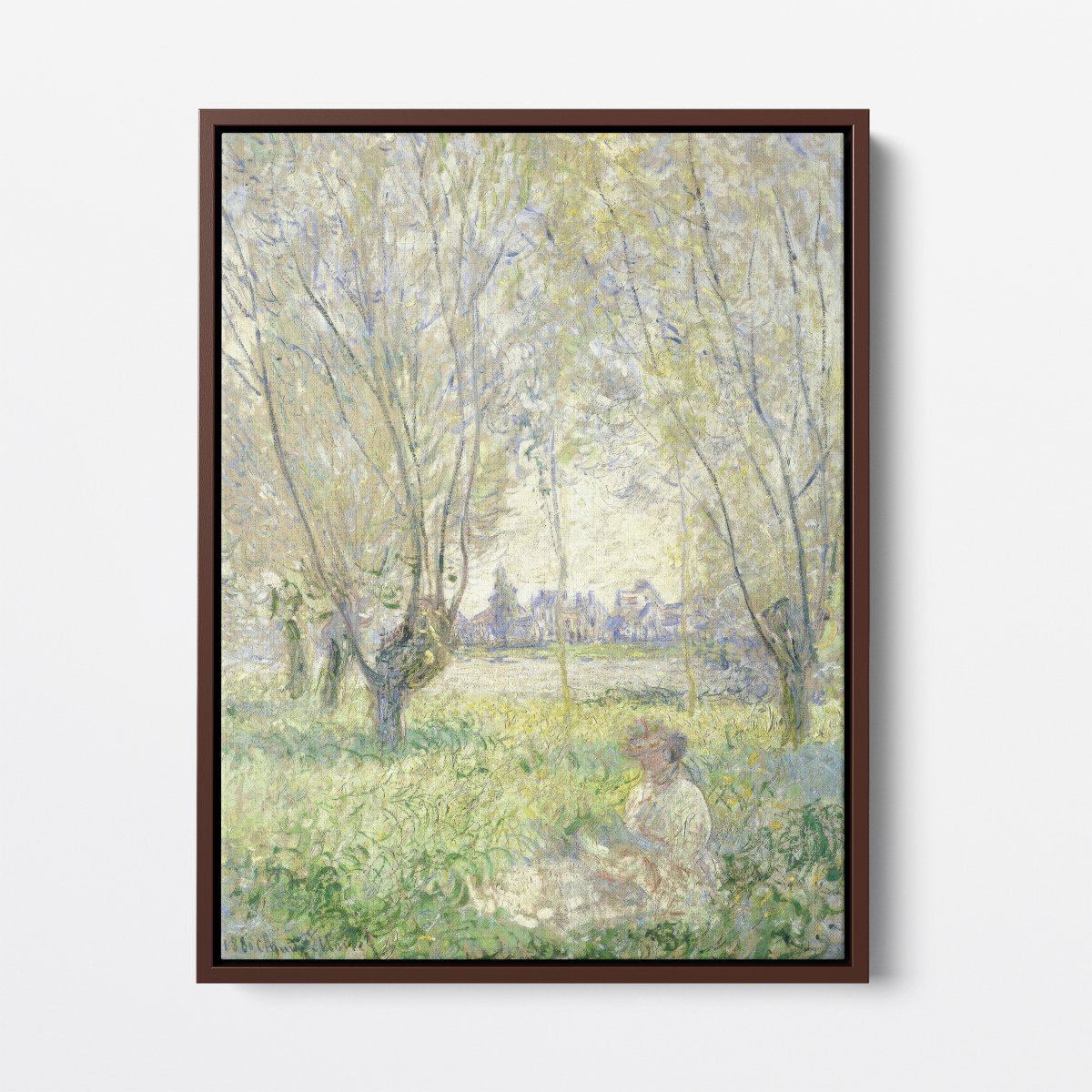 Woman Seated Under The Willows | Claude Monet | Ave Legato Art Prints