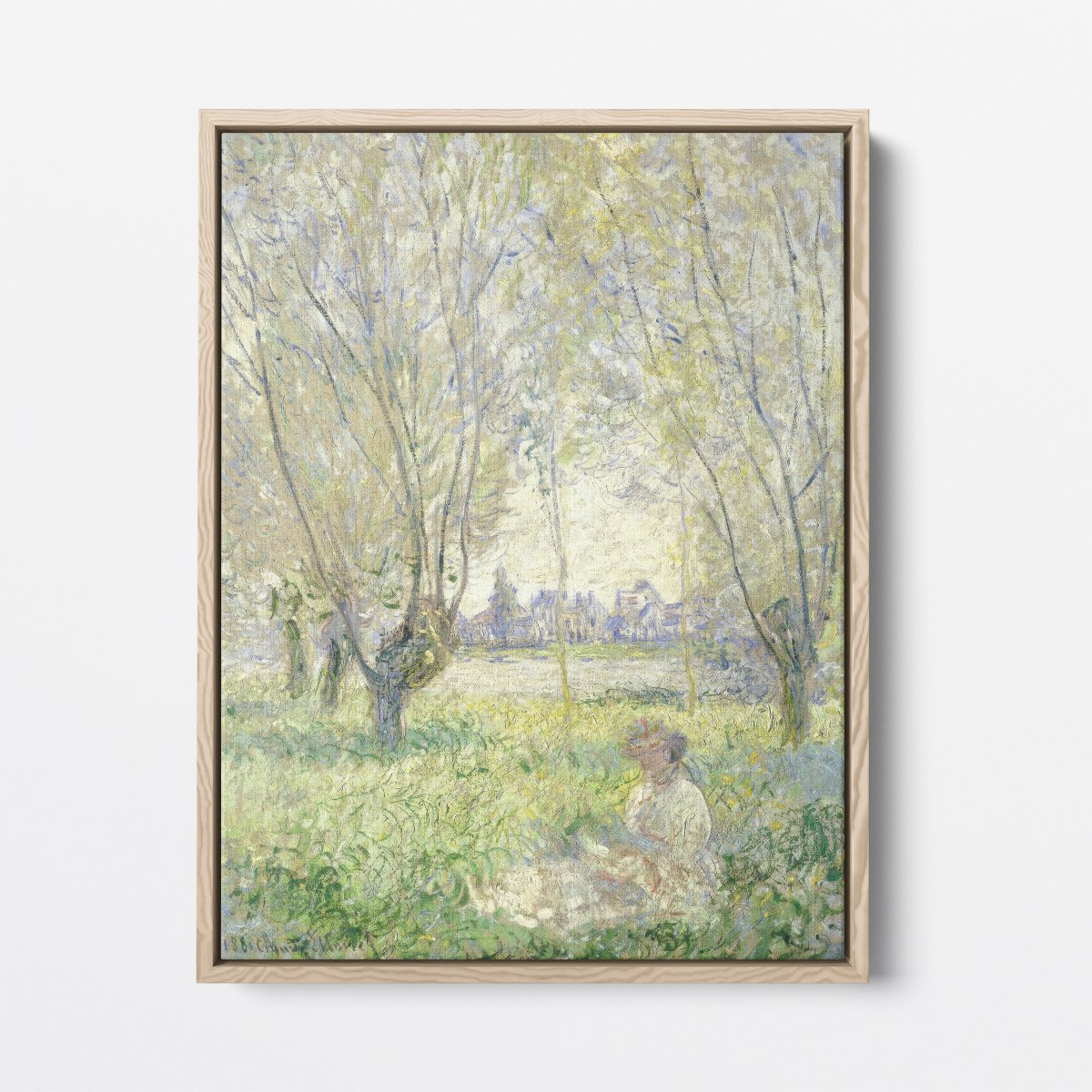 Woman Seated Under The Willows | Claude Monet | Ave Legato Art Prints