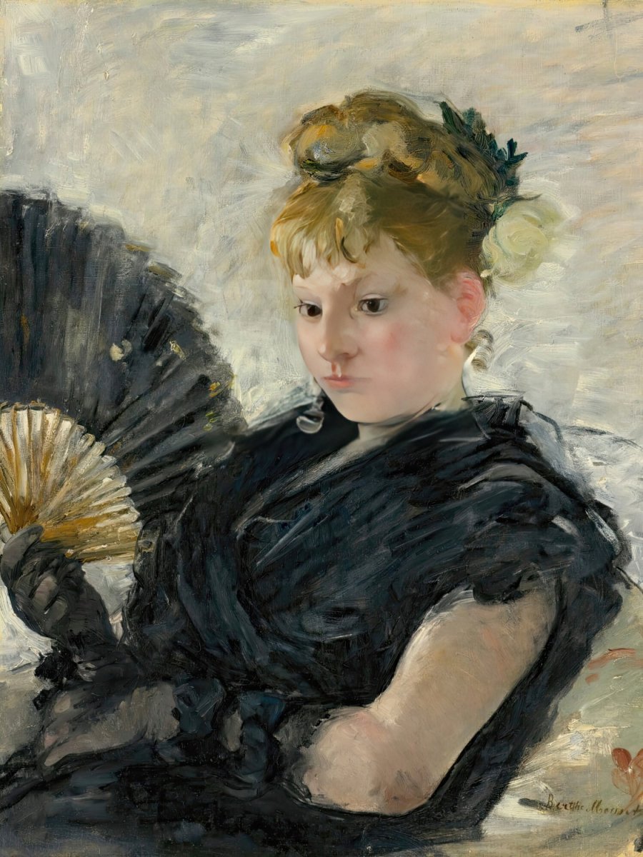 Woman with a Fan II | Berthe Morisot | Ave Legato Art Prints