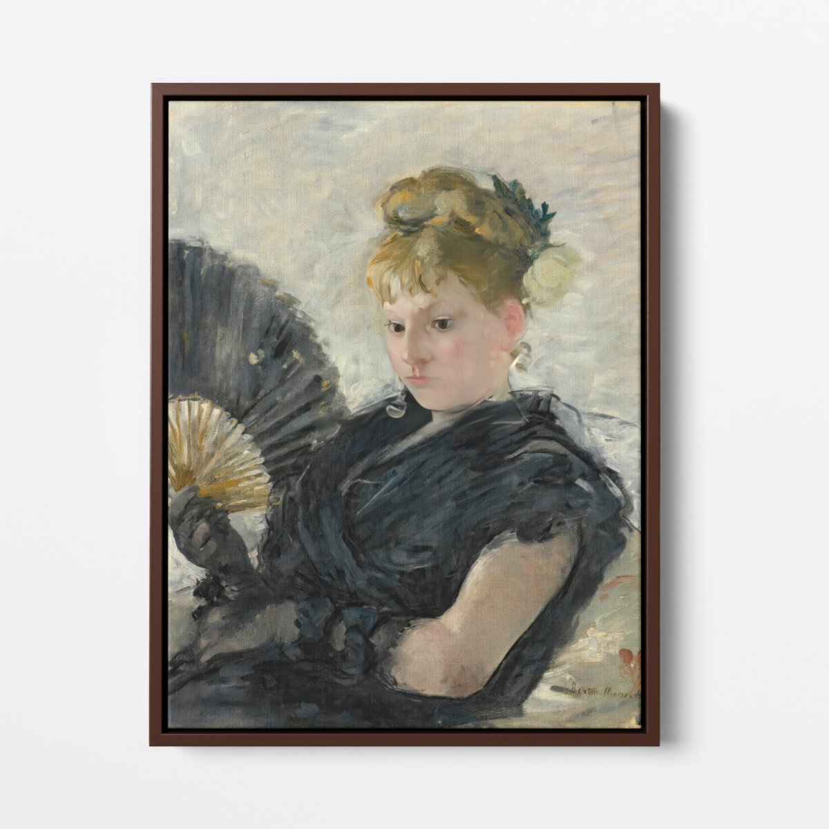 Woman with a Fan II | Berthe Morisot | Ave Legato Art Prints