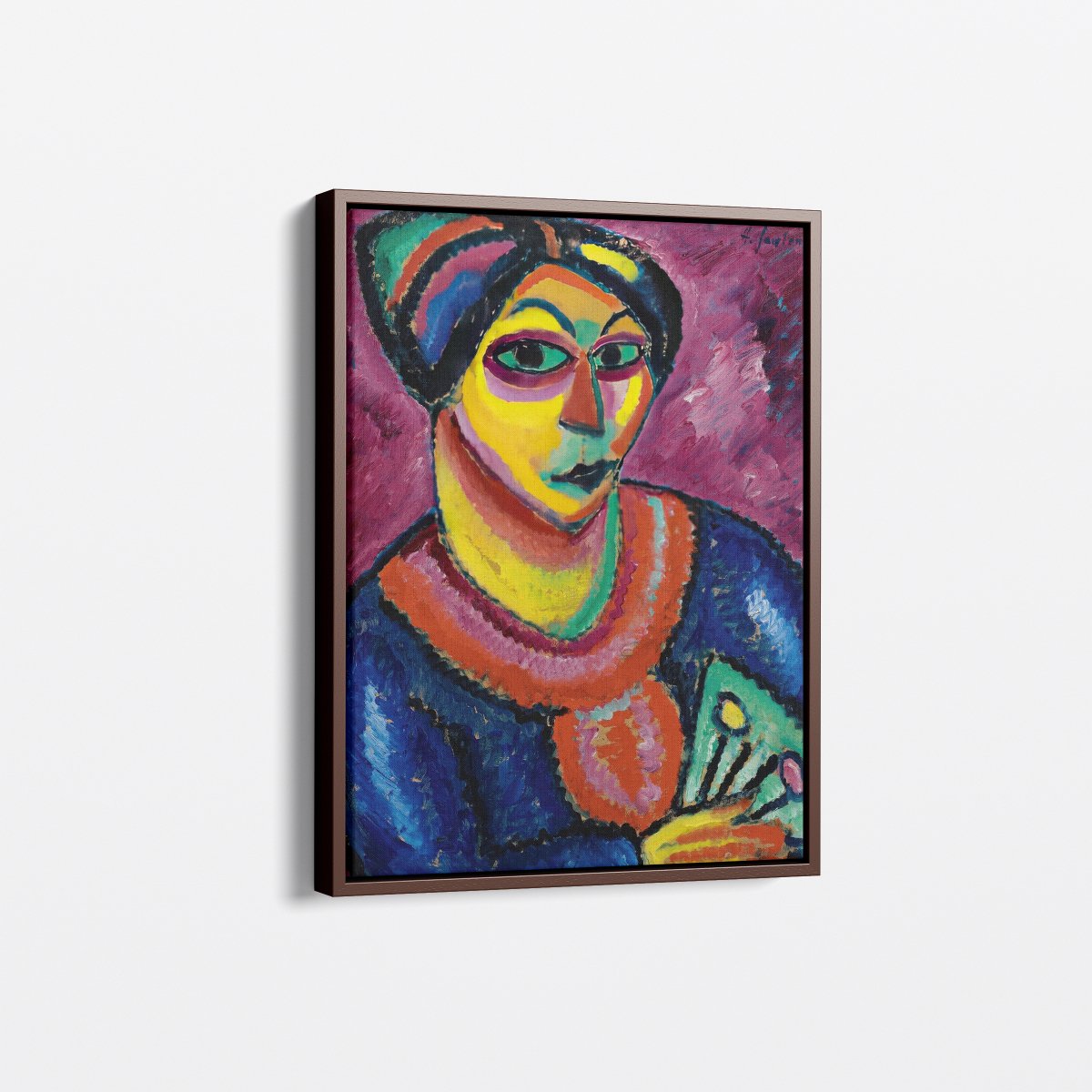 Woman with a Green Fan | Alexej von Jawlensky | Ave Legato Art Prints