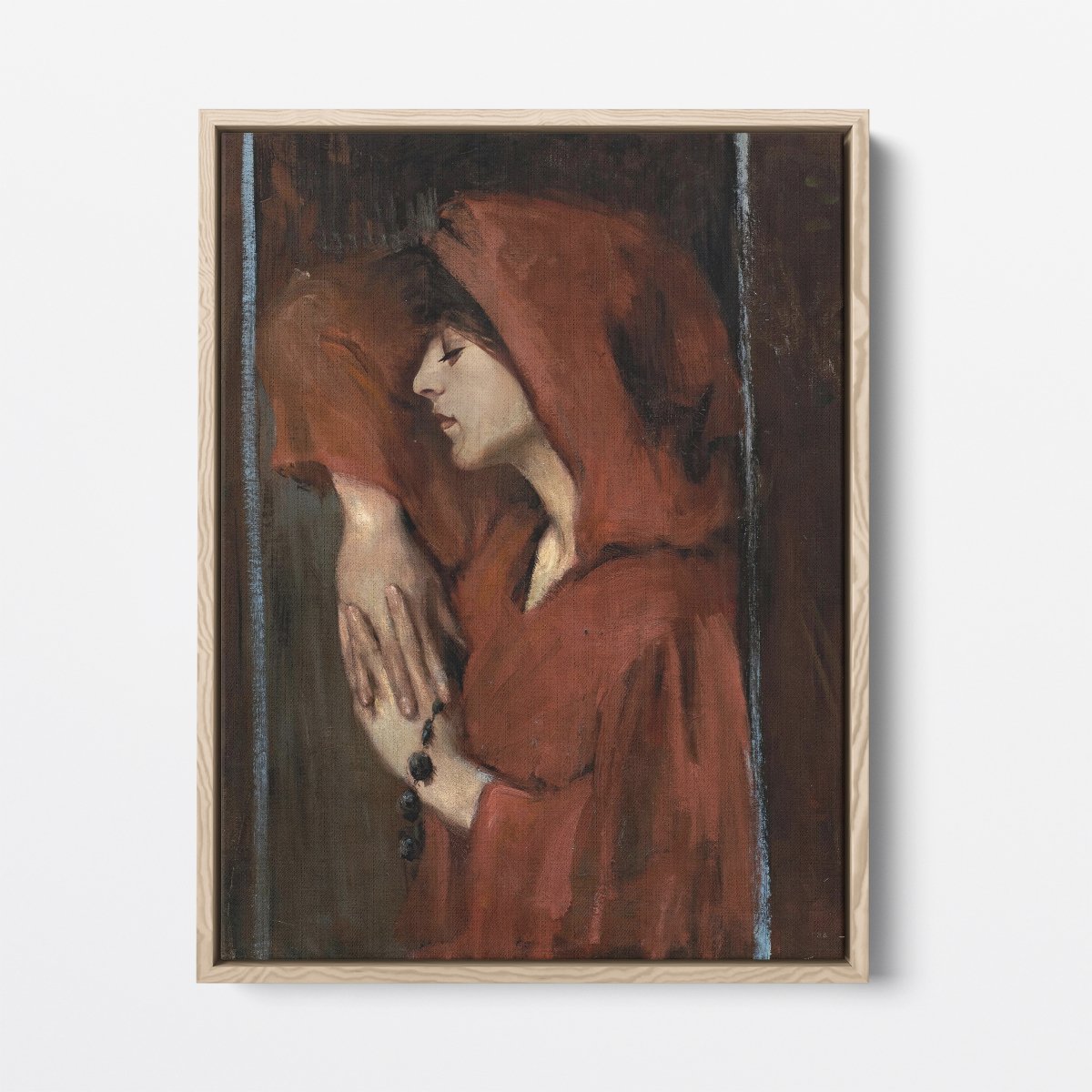 Woman with Red Hood | Alice Pike Barney | Ave Legato Art Prints