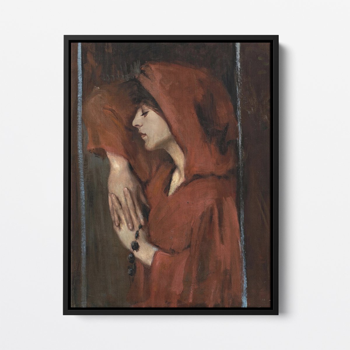 Woman with Red Hood | Alice Pike Barney | Ave Legato Art Prints