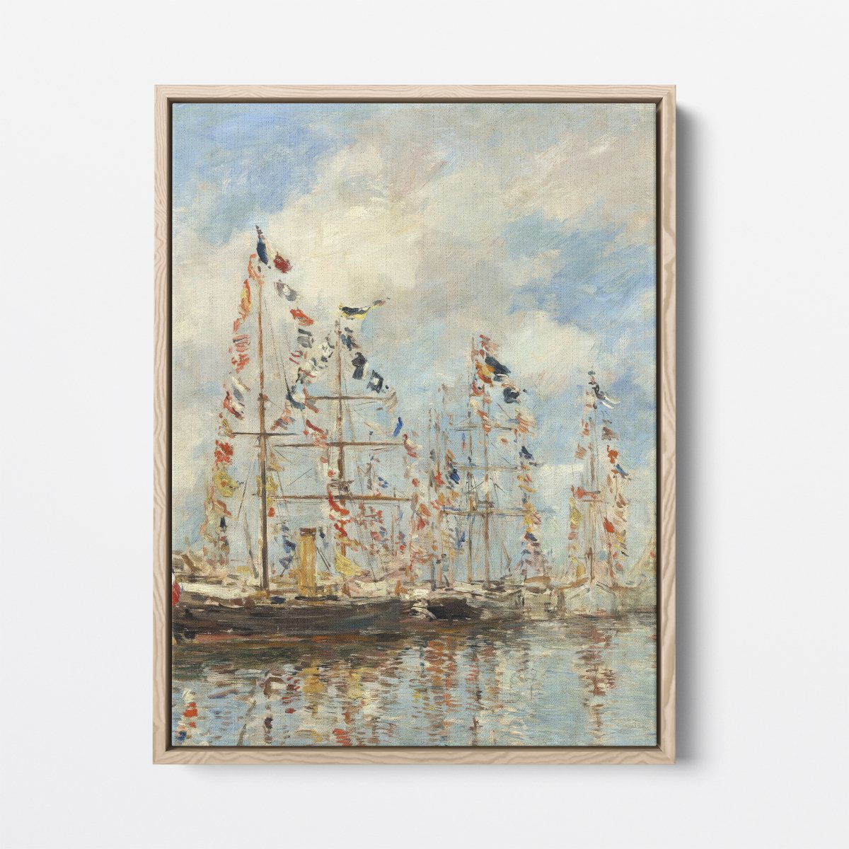 Yacht Basin at Trouville - Deauville | Eugène Boudin | Ave Legato Art Prints