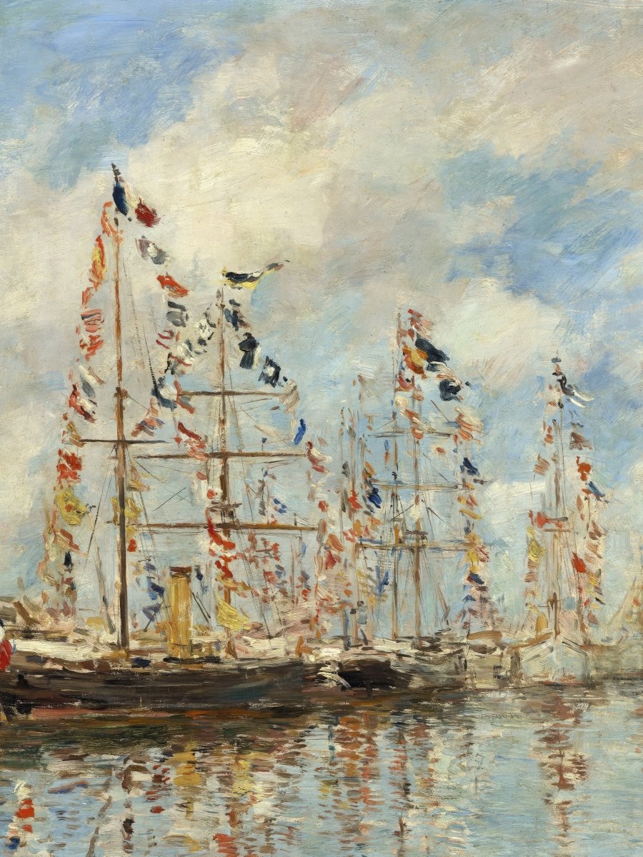 Yacht Basin at Trouville - Deauville | Eugène Boudin | Ave Legato Art Prints