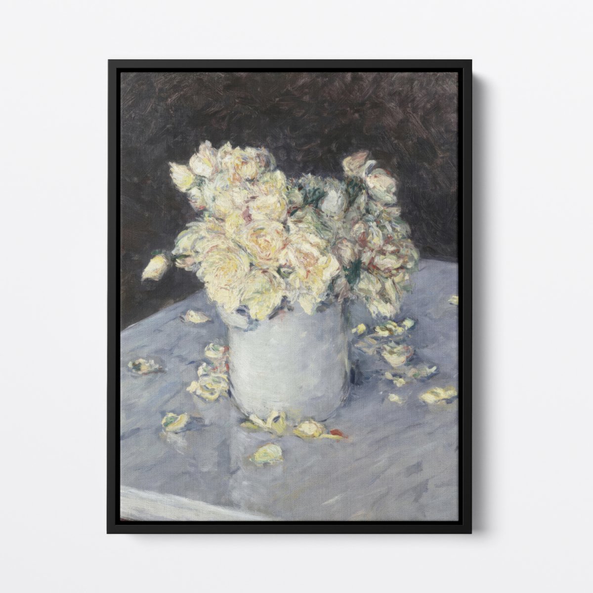 Yellow Roses in a Vase | Gustave Caillebotte | Ave Legato Art Prints